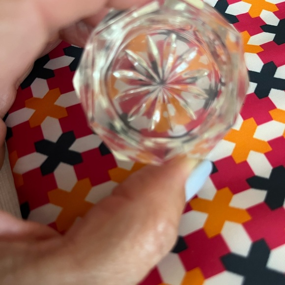 Set of (6) vintage glass / crystal salt dip/ salt cellars with spoon shovels - Picture 2 of 3